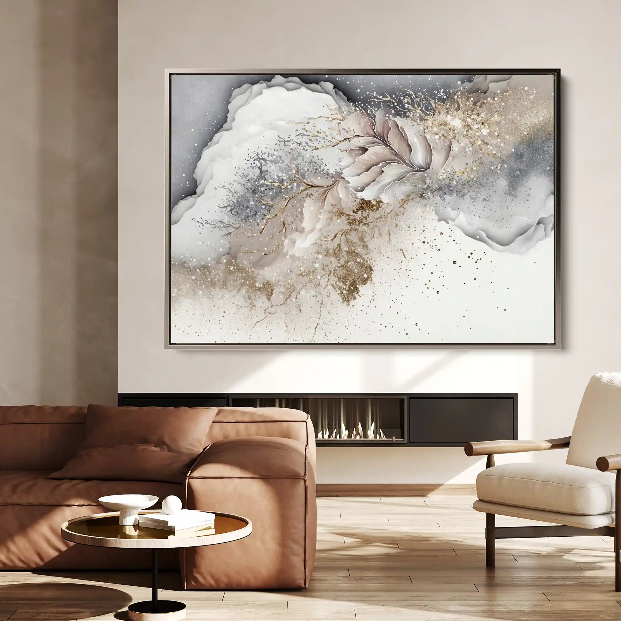 Abstract 047 Canvas Art 60 x 40 cm / Stretched on hidden frame