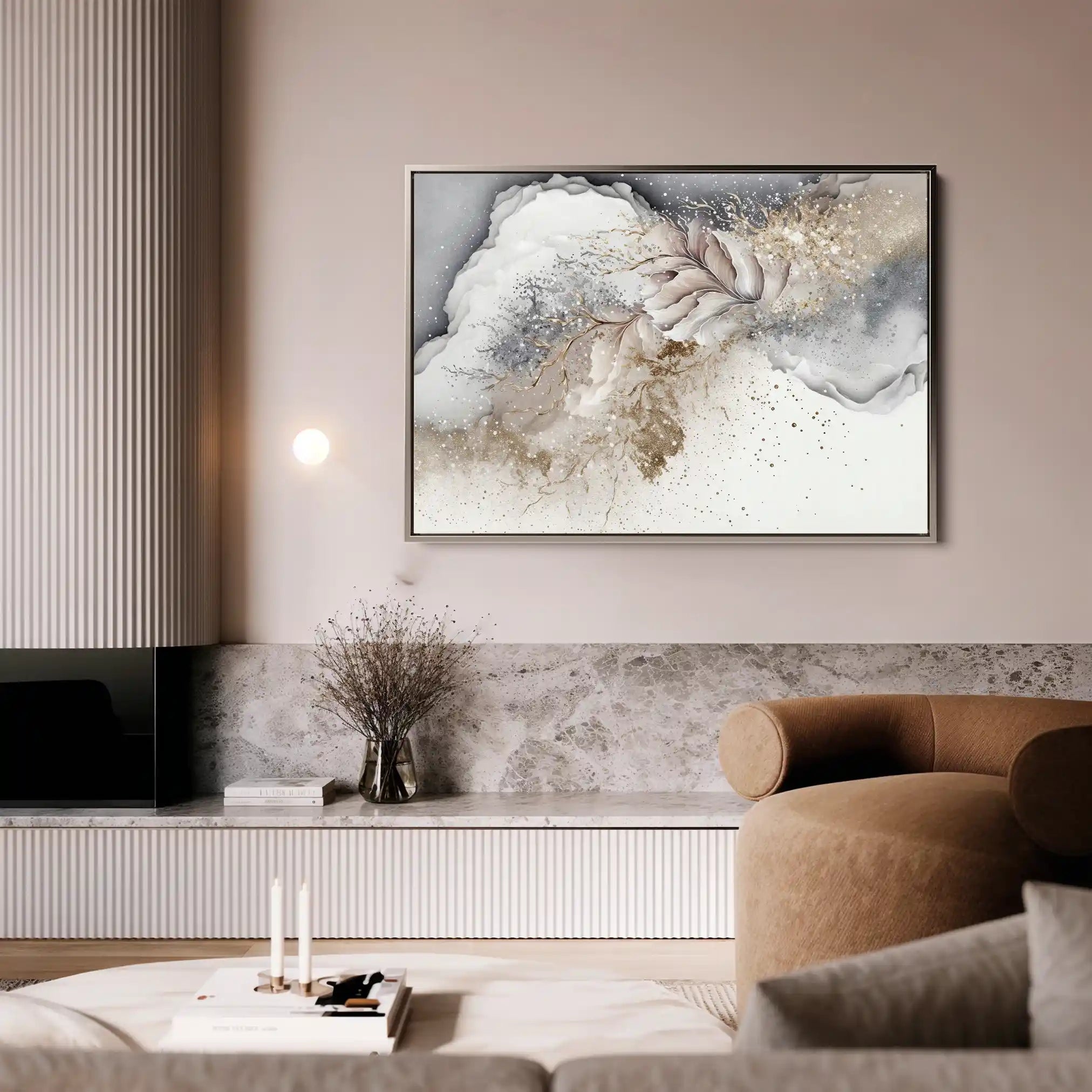 Abstract 047 Canvas Art 60 x 40 cm / Stretched on hidden frame