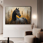 Horses 047 Canvas Art 90 x 60 cm / Stretched on hidden frame