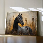 Horses 047 Canvas Art 90 x 60 cm / Stretched on hidden frame