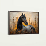 Horses 047 Canvas Art 90 x 60 cm / Stretched on hidden frame