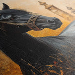 Horses 047 Canvas Art 90 x 60 cm / Stretched on hidden frame