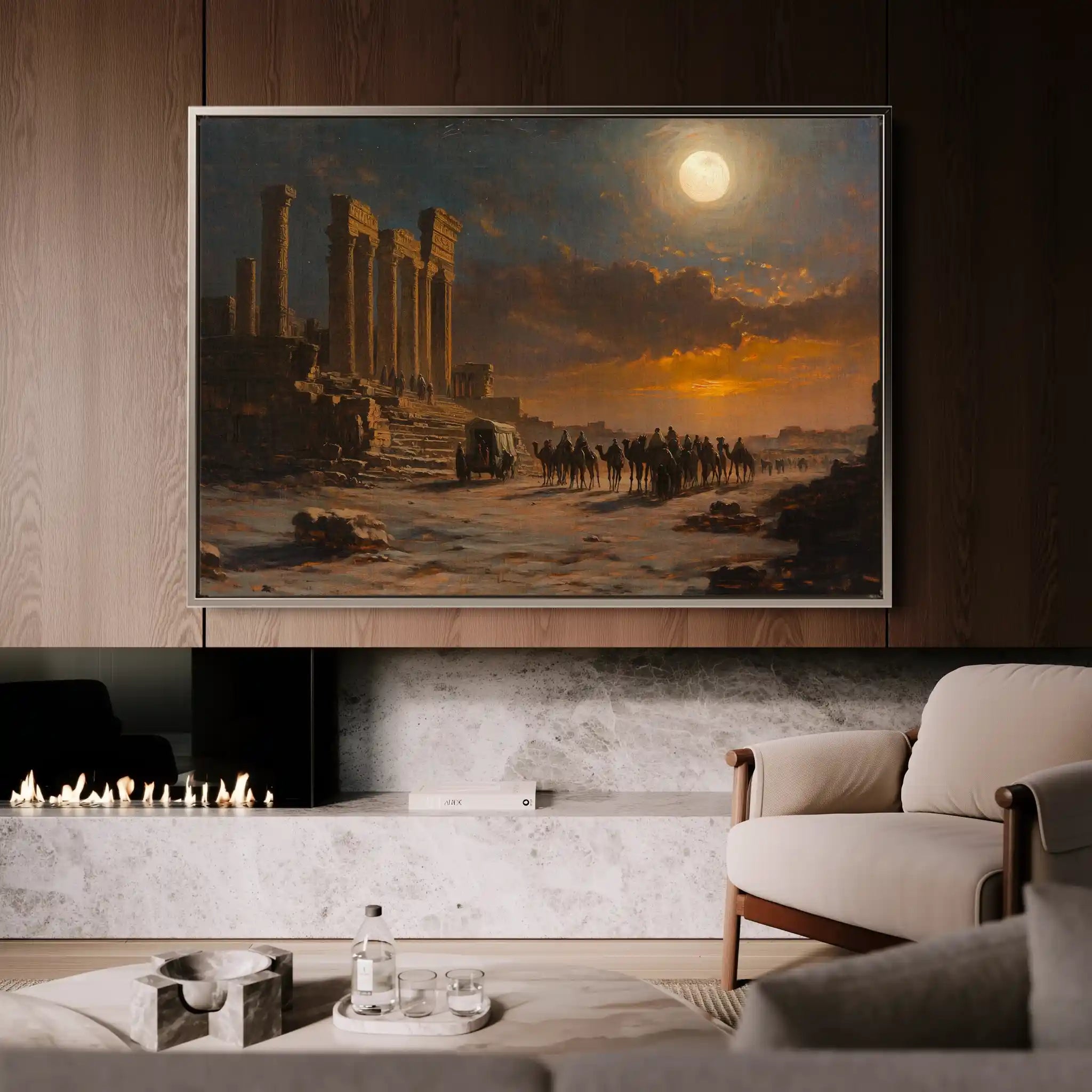 Orientalist 047 Canvas Art 90 x 60 cm / Stretched on hidden frame