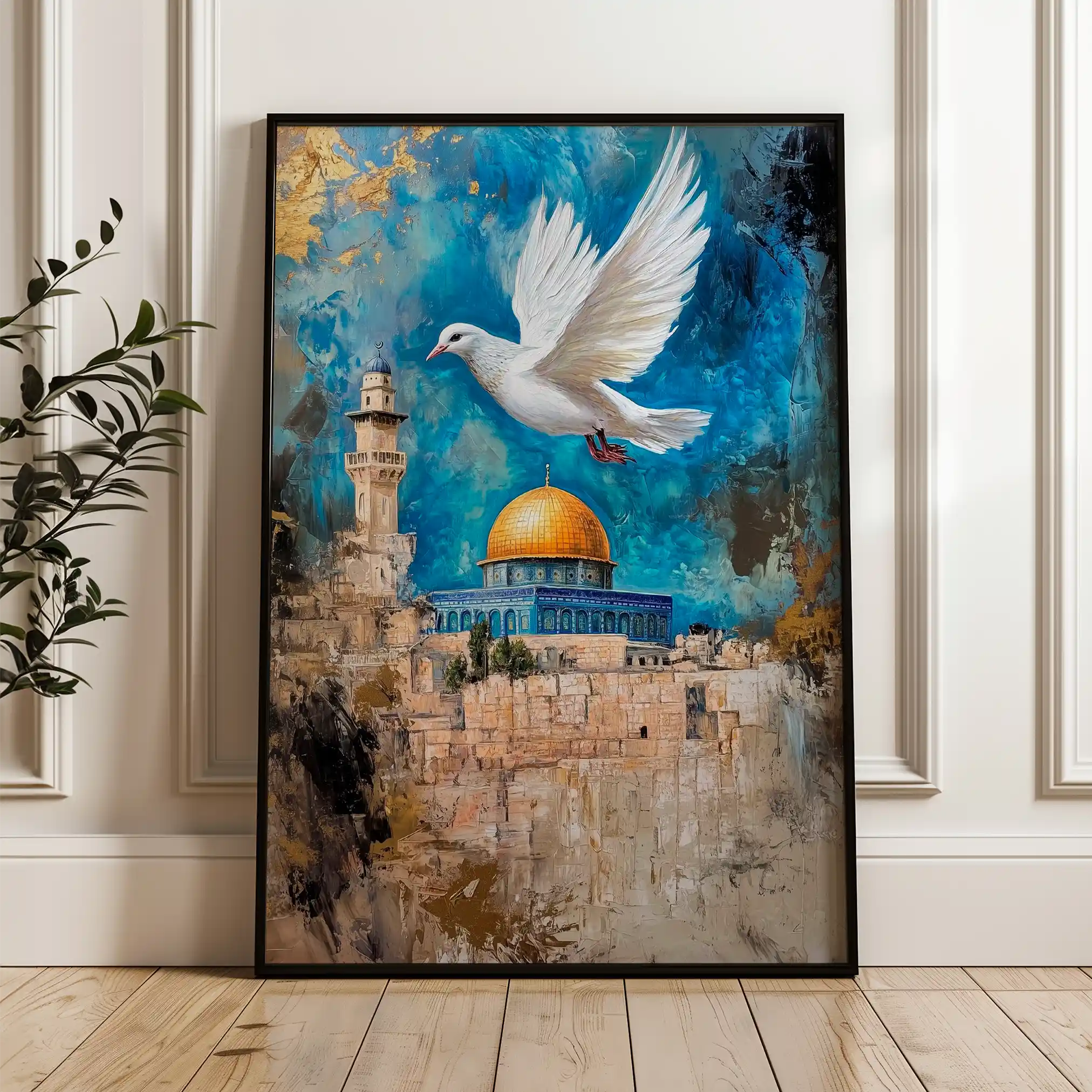 Palestine 047 Canvas Art 90 x 60 cm / Stretched on hidden frame