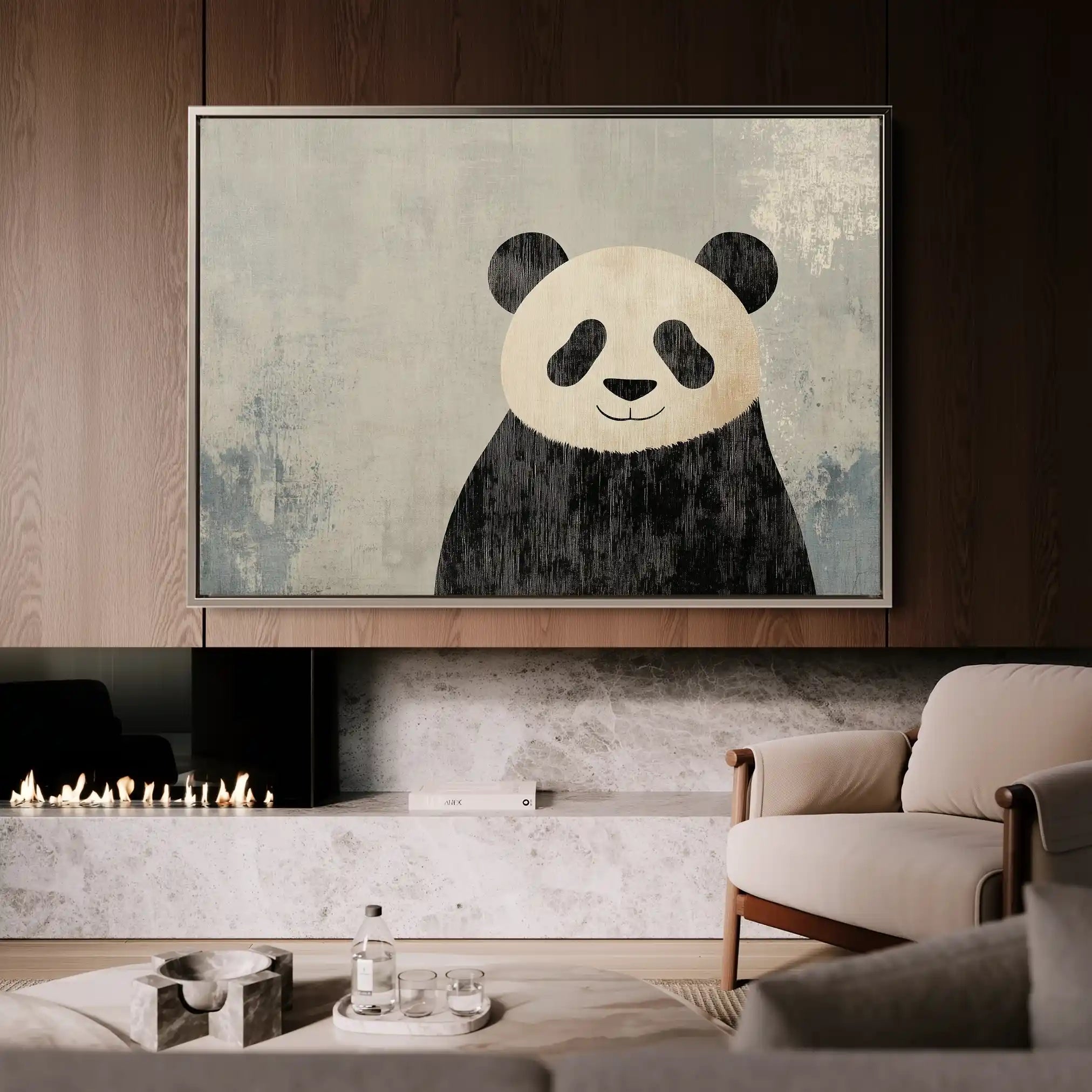 Animals 048 Canvas Art 90 x 60 cm / Stretched on hidden frame