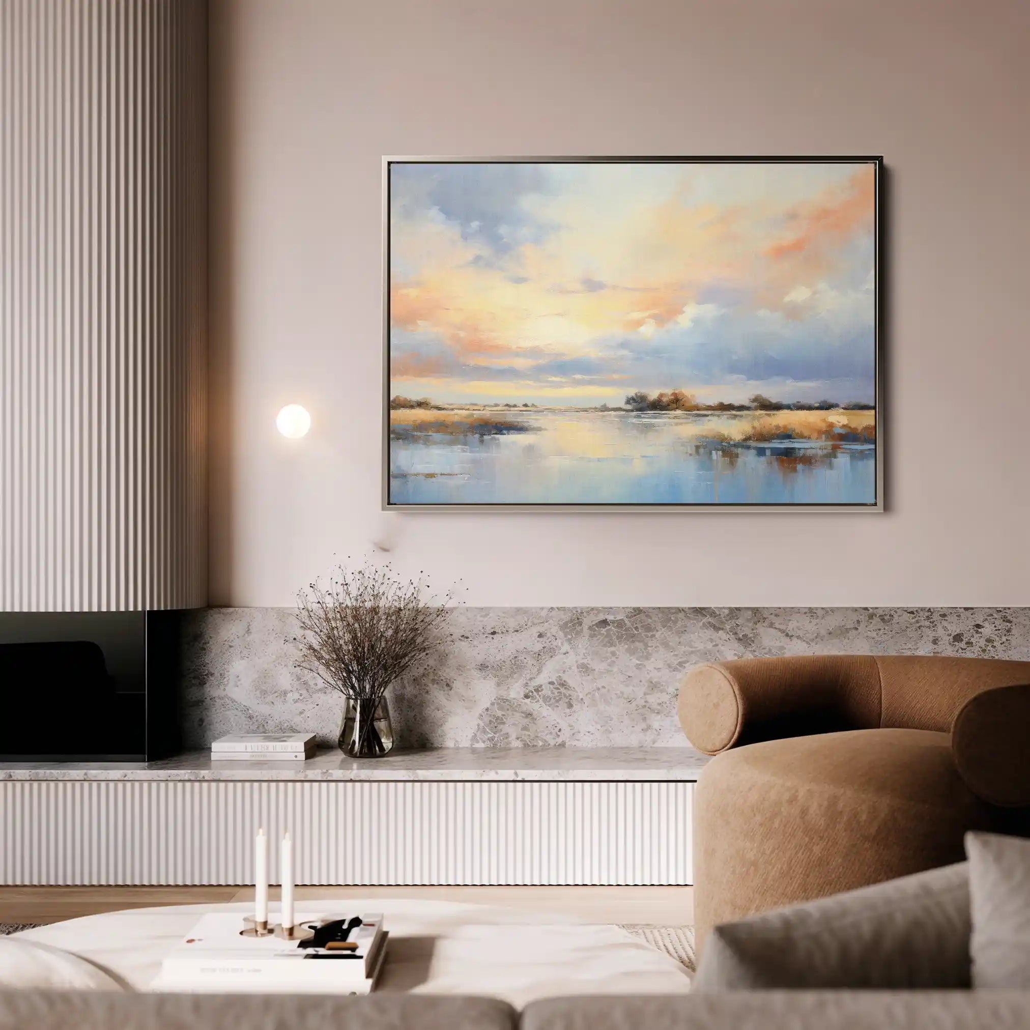 Abstract 048 Canvas Art 60 x 40 cm / Stretched on hidden frame