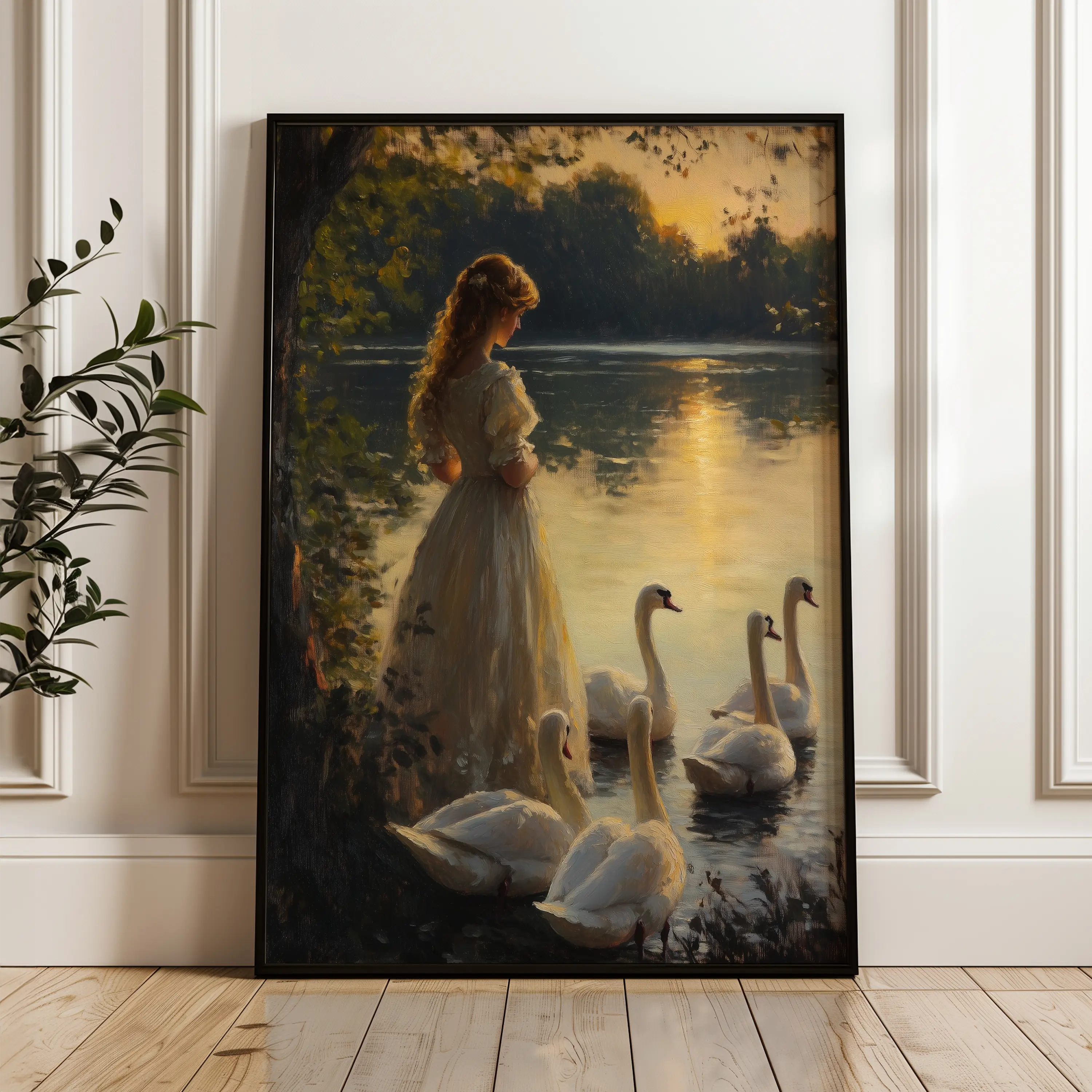 Classic Canvas Wall Art WAD048-CL 90 x 60 cm / Stretched on hidden frame
