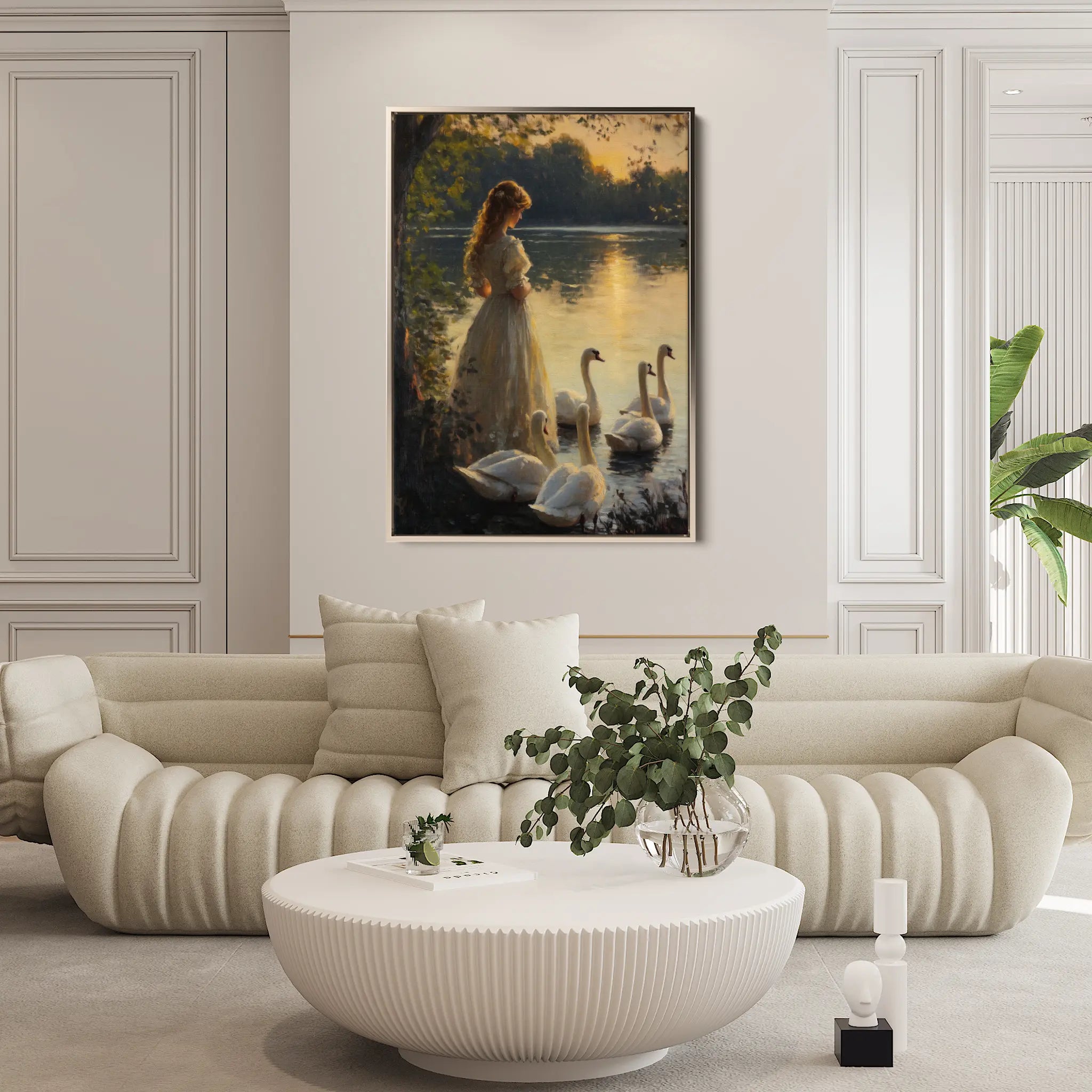 Classic Canvas Wall Art WAD048-CL 90 x 60 cm / Stretched on hidden frame