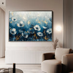 Floral Canvas Wall Art WAD048-F 90 x 60 cm / Stretched on hidden frame