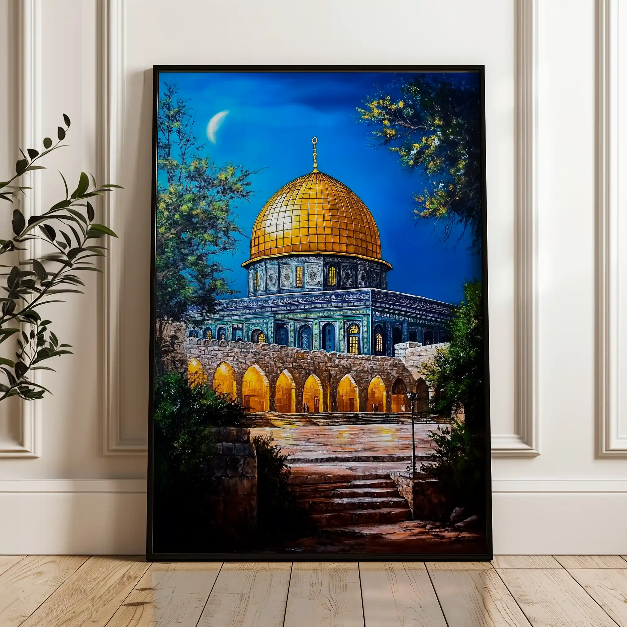 Palestine 048 Canvas Art 90 x 60 cm / Stretched on hidden frame