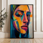 Portrait 048 Canvas Art 90 x 60 cm / Stretched on hidden frame