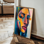 Portrait 048 Canvas Art 90 x 60 cm / Stretched on hidden frame