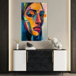 Portrait 048 Canvas Art 90 x 60 cm / Stretched on hidden frame