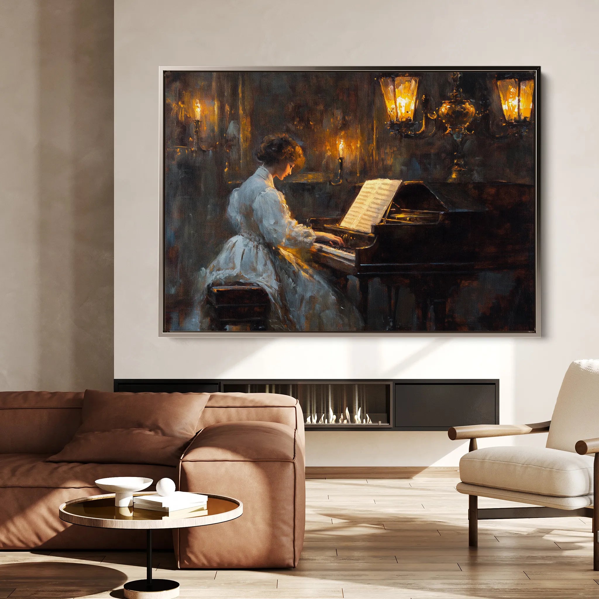 Classic Canvas Wall Art WAD049-CL 90 x 60 cm / Stretched on hidden frame
