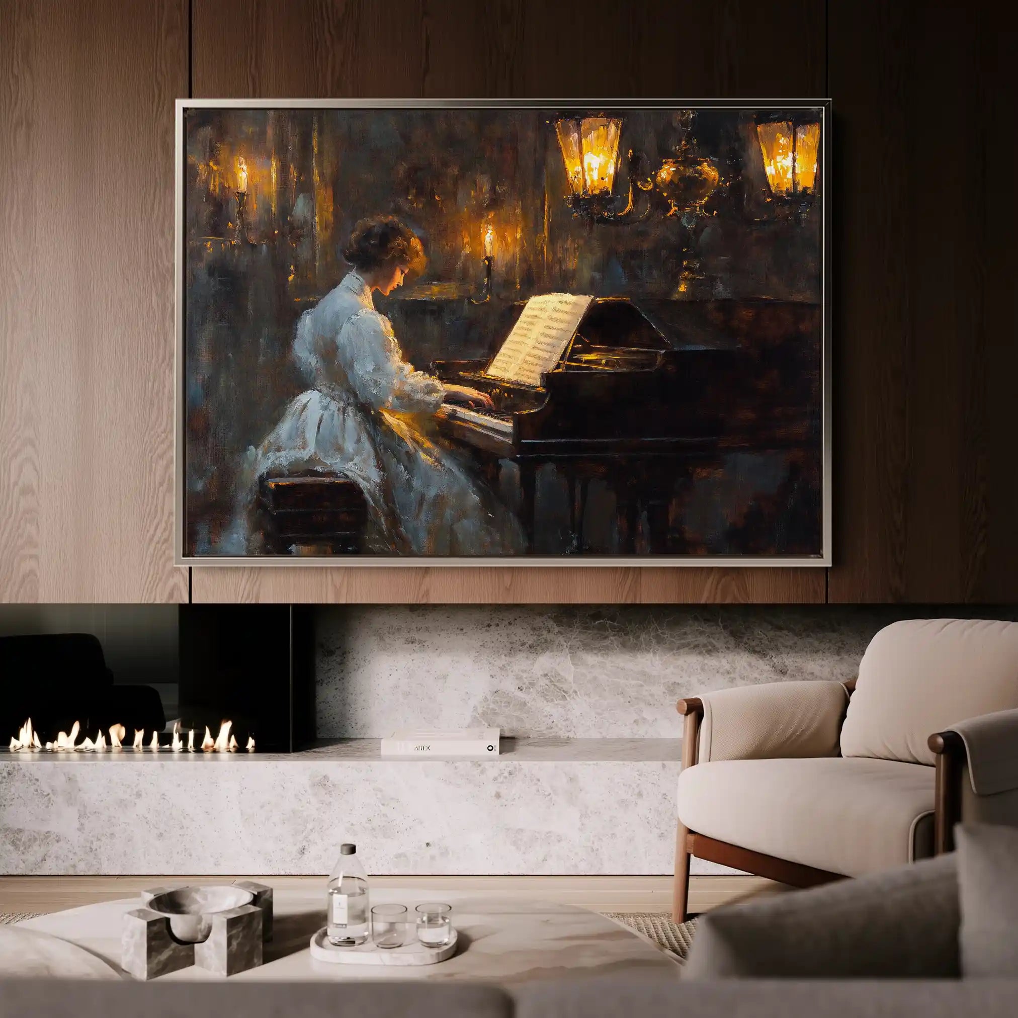 Classic 049 Canvas Art 90 x 60 cm / Stretched on hidden frame