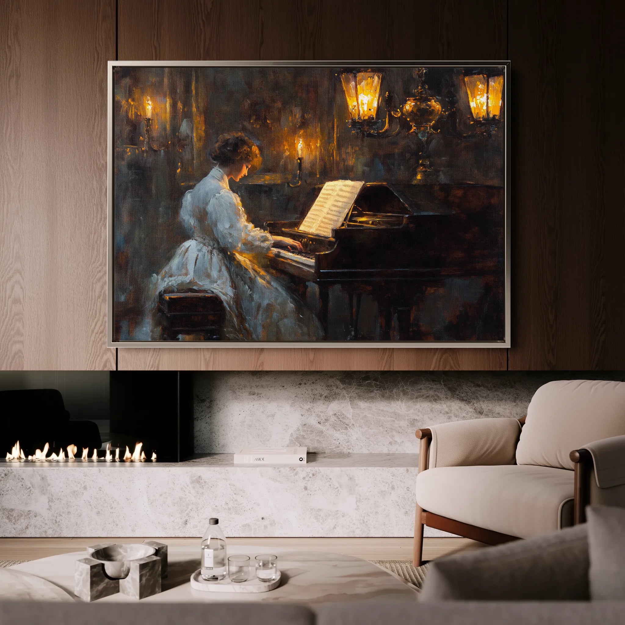 Classic Canvas Wall Art WAD049-CL 90 x 60 cm / Stretched on hidden frame