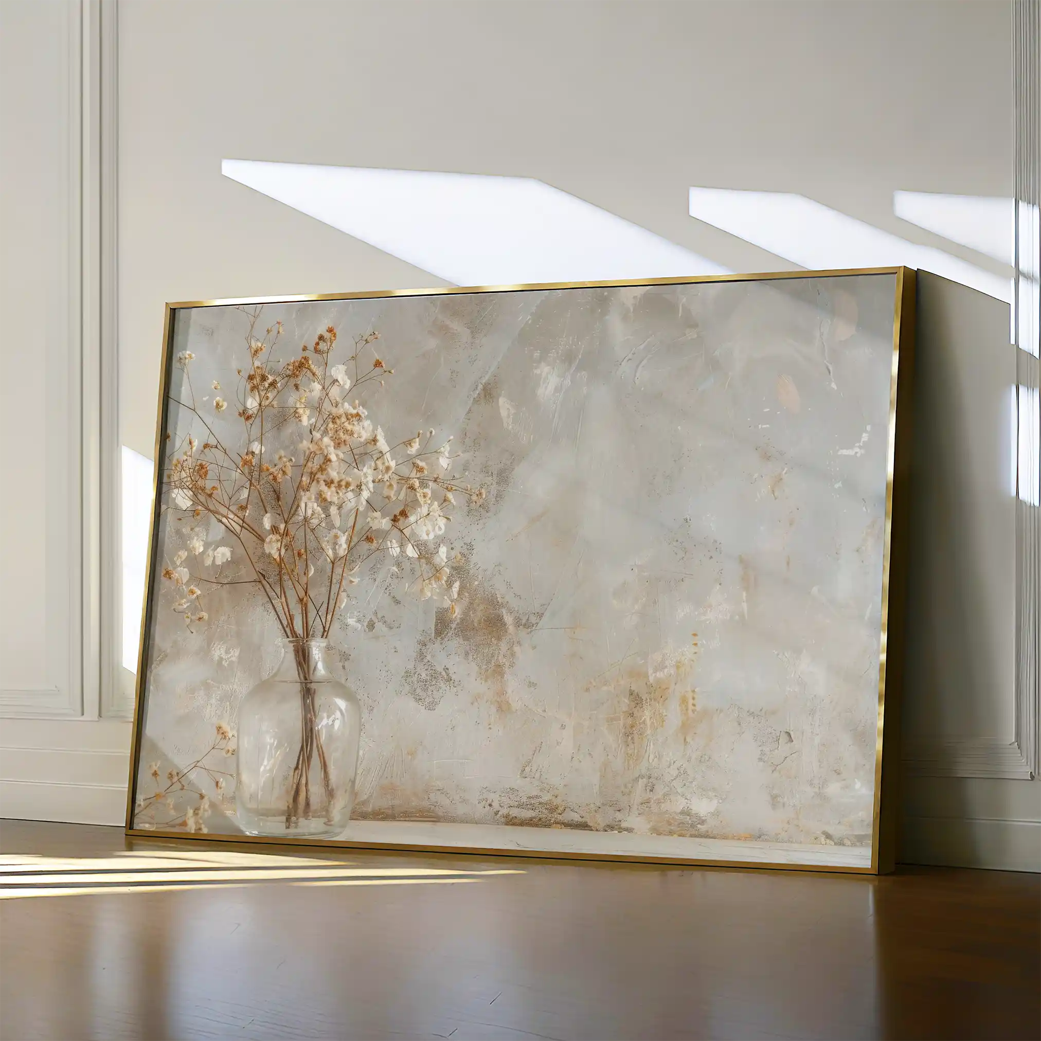 Floral Canvas Wall Art WAD049-F 90 x 60 cm / Stretched on hidden frame