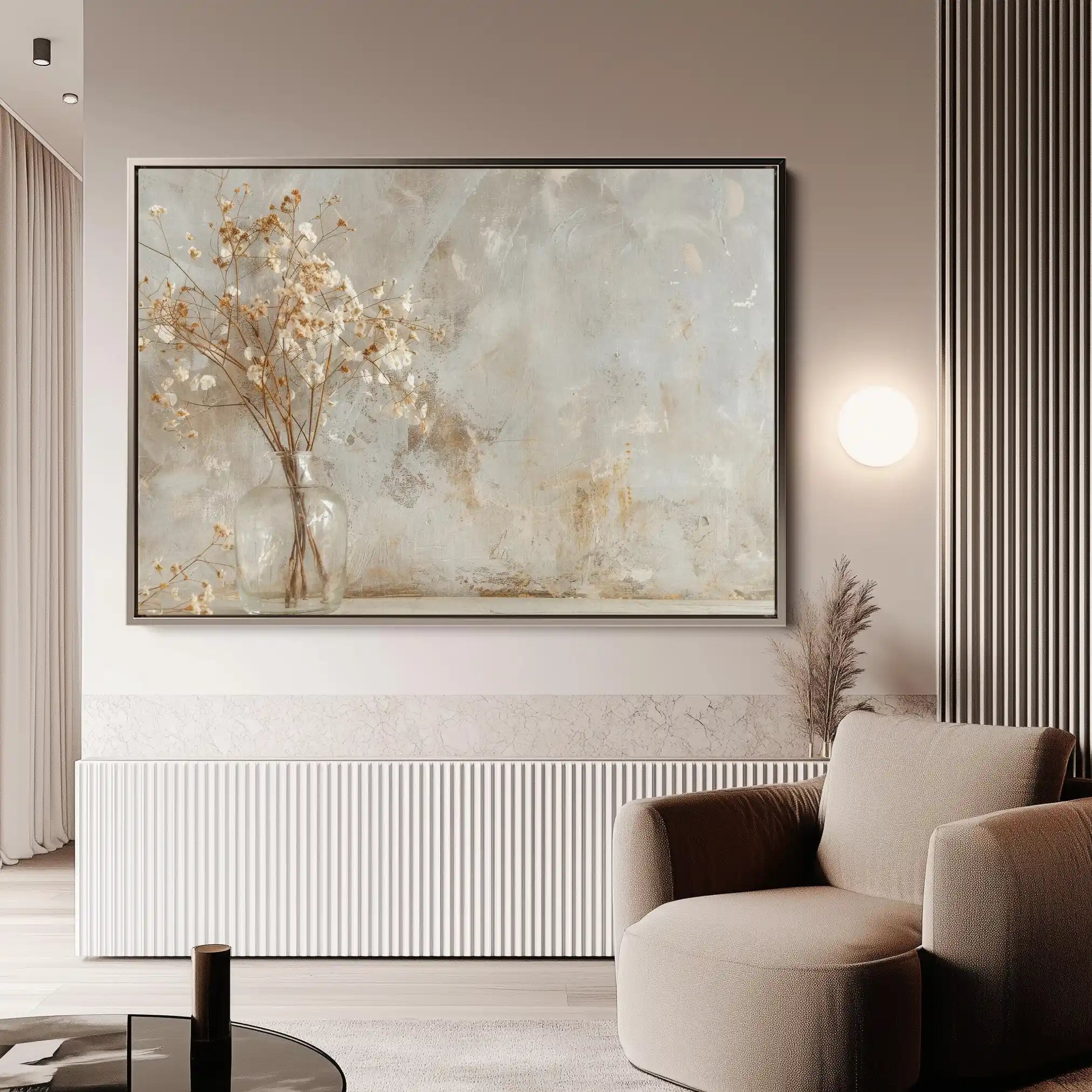 Floral Canvas Wall Art WAD049-F 90 x 60 cm / Stretched on hidden frame