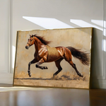 Horses 049 Canvas Art 90 x 60 cm / Stretched on hidden frame