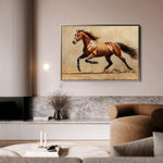 Horses 049 Canvas Art 90 x 60 cm / Stretched on hidden frame