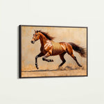 Horses 049 Canvas Art 90 x 60 cm / Stretched on hidden frame
