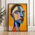 Portrait 049 Canvas Art 90 x 60 cm / Stretched on hidden frame