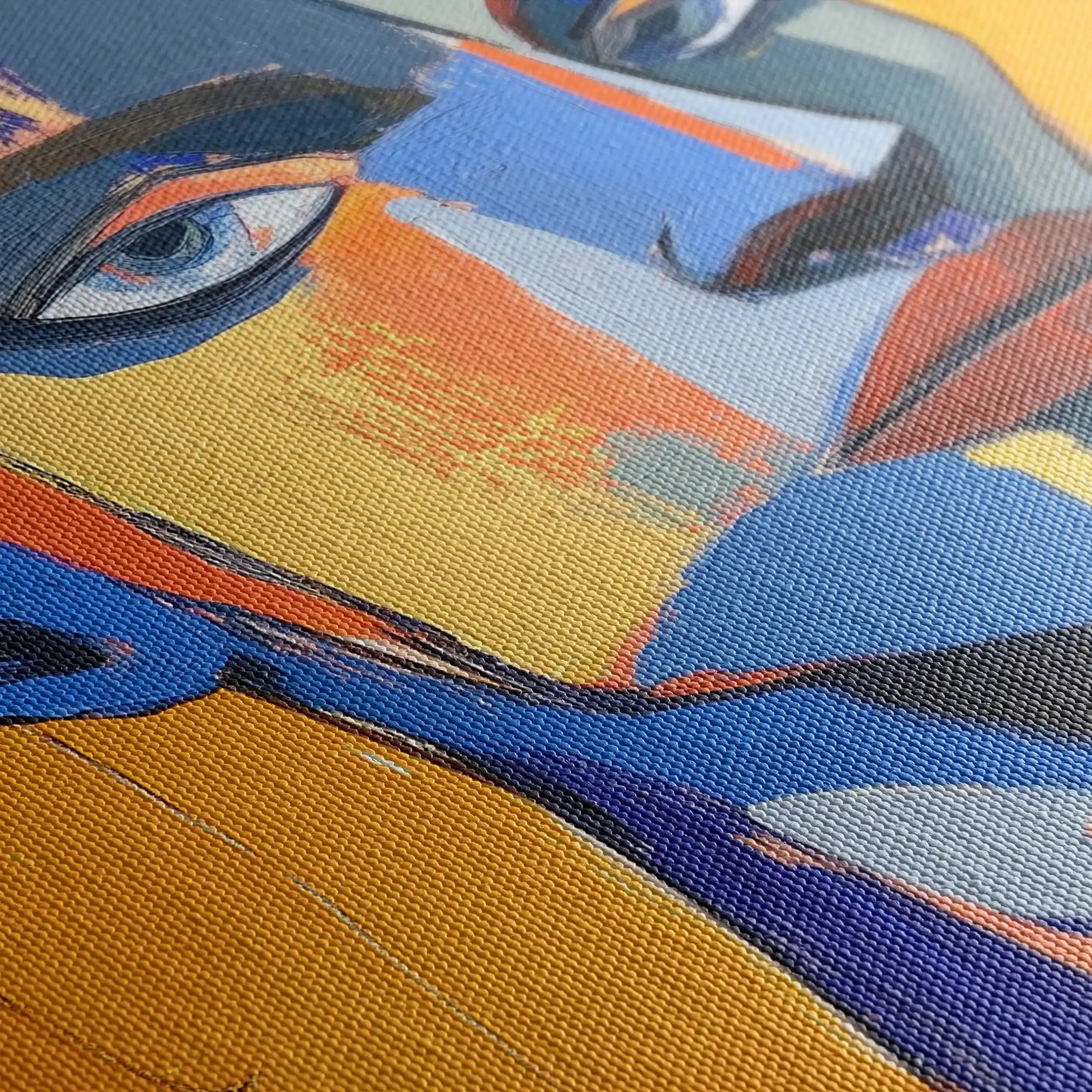 Portrait 049 Canvas Art 90 x 60 cm / Stretched on hidden frame