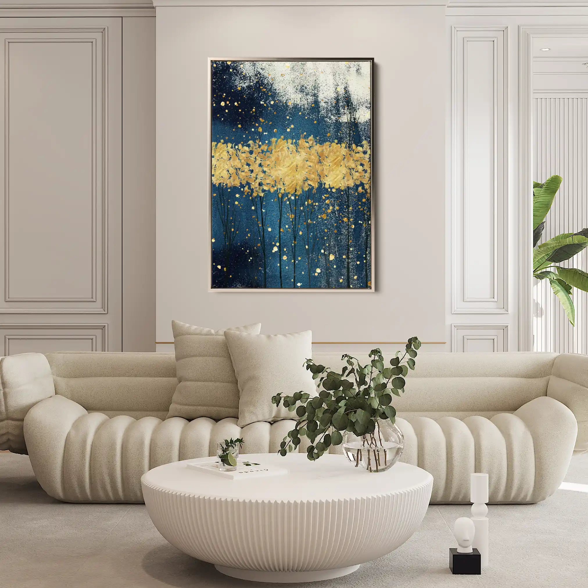 Abstract 050 Canvas Art 60 x 40 cm / Stretched on hidden frame