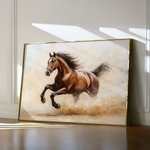 Horses 050 Canvas Art 90 x 60 cm / Stretched on hidden frame