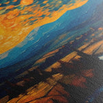 Landscape 050 Canvas Art 90 x 60 cm / Stretched on hidden frame