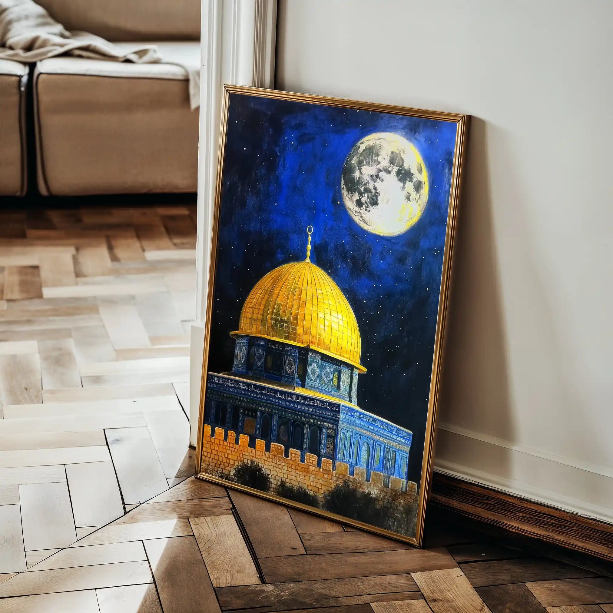 Palestine 050 Canvas Art 90 x 60 cm / Stretched on hidden frame