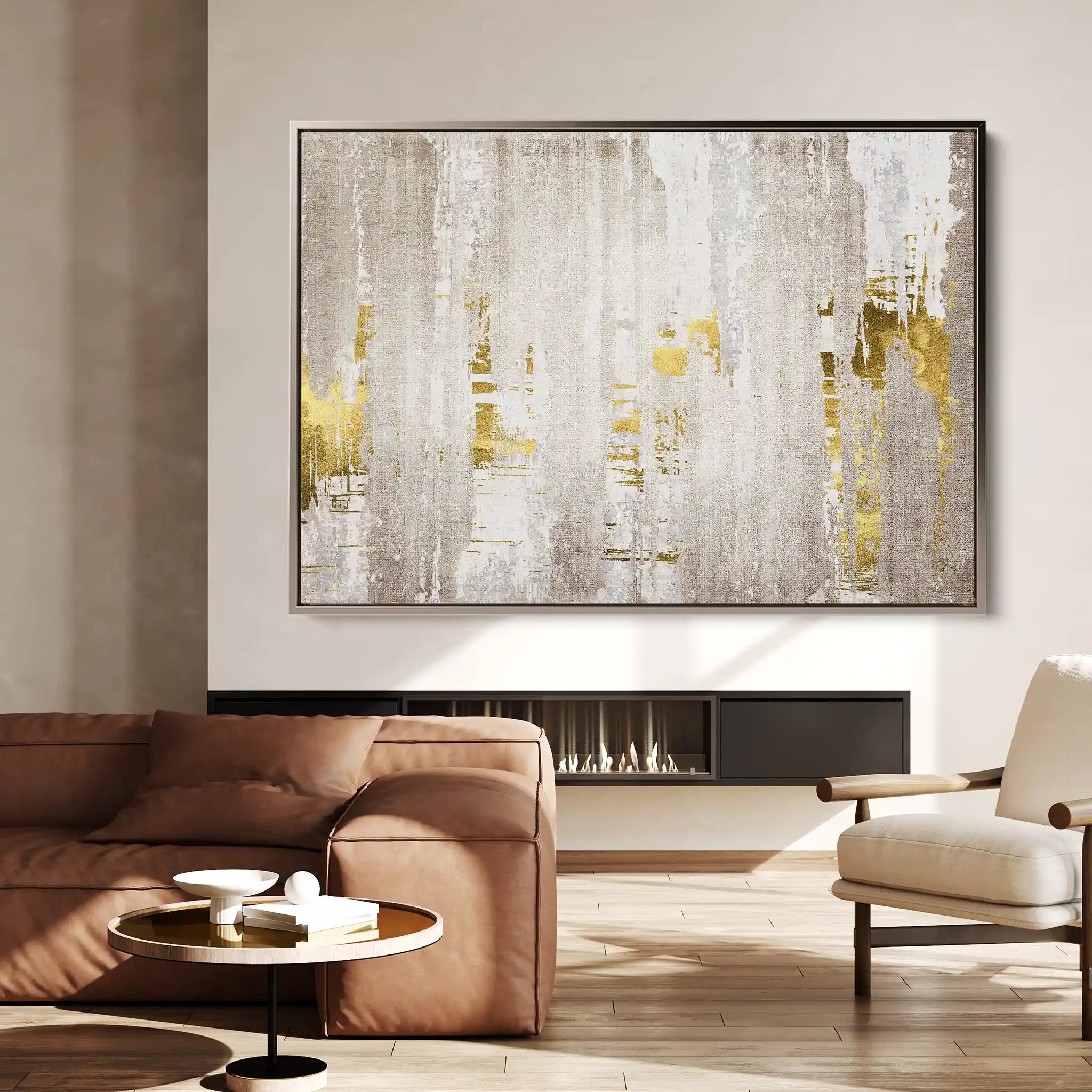 Abstract 051 Canvas Art 60 x 40 cm / Stretched on hidden frame