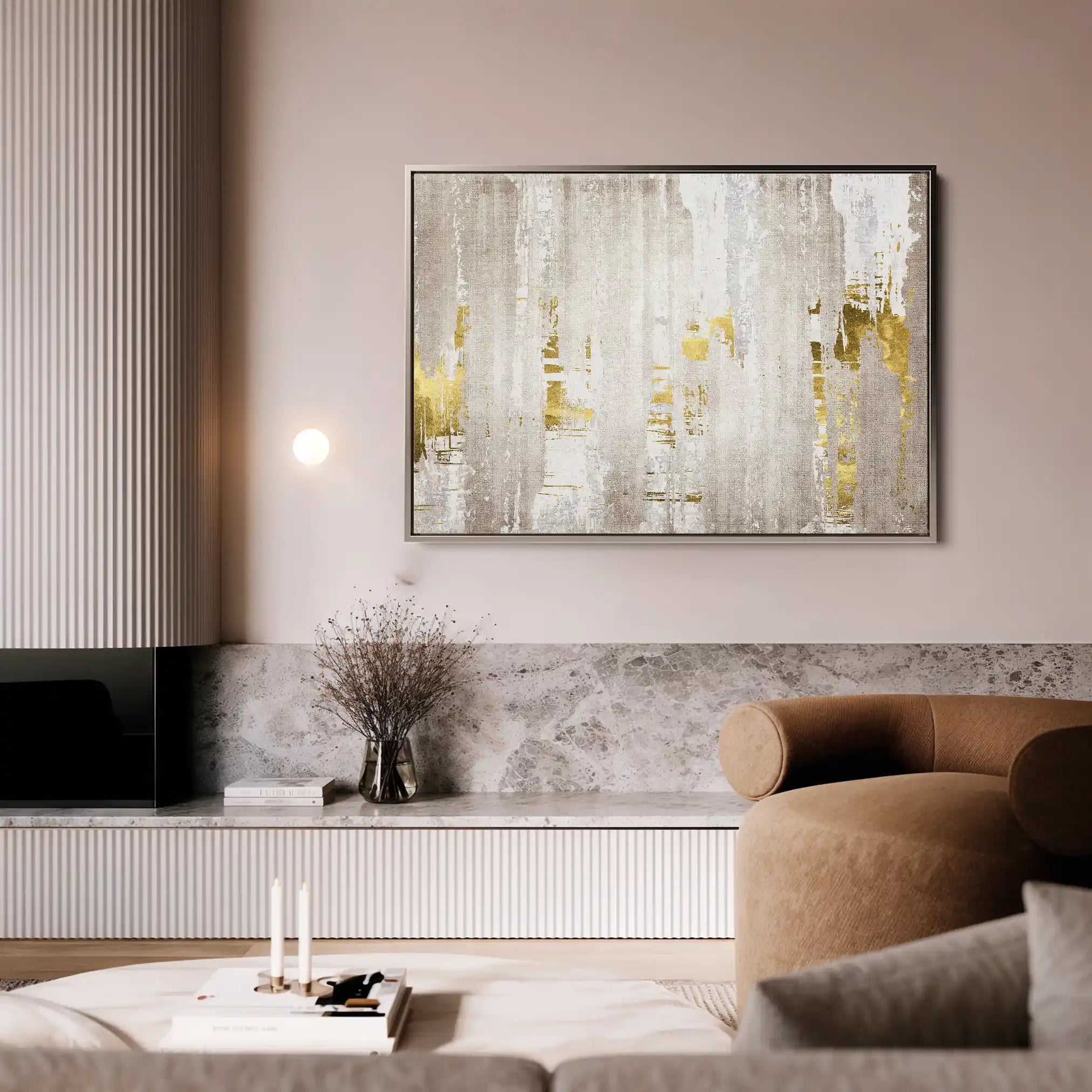 Abstract 051 Canvas Art 60 x 40 cm / Stretched on hidden frame
