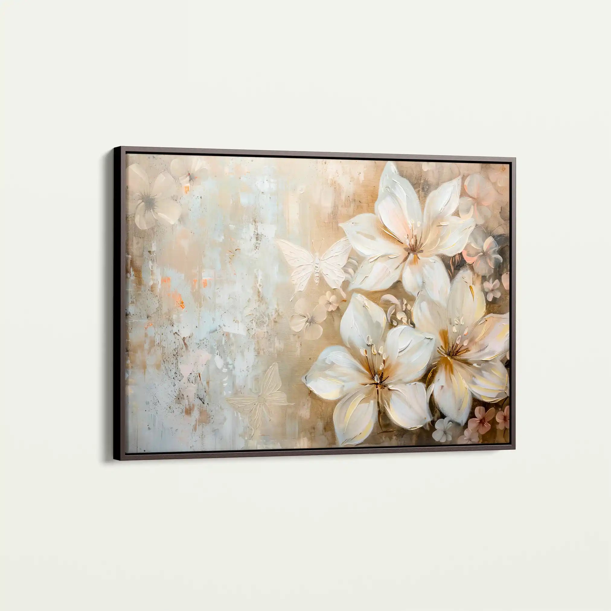 Floral Canvas Wall Art WAD051-F 90 x 60 cm / Stretched on hidden frame