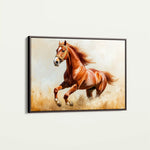 Horses 051 Canvas Art 90 x 60 cm / Stretched on hidden frame