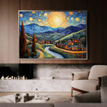 Landscape 051 Canvas Art 90 x 60 cm / Stretched on hidden frame