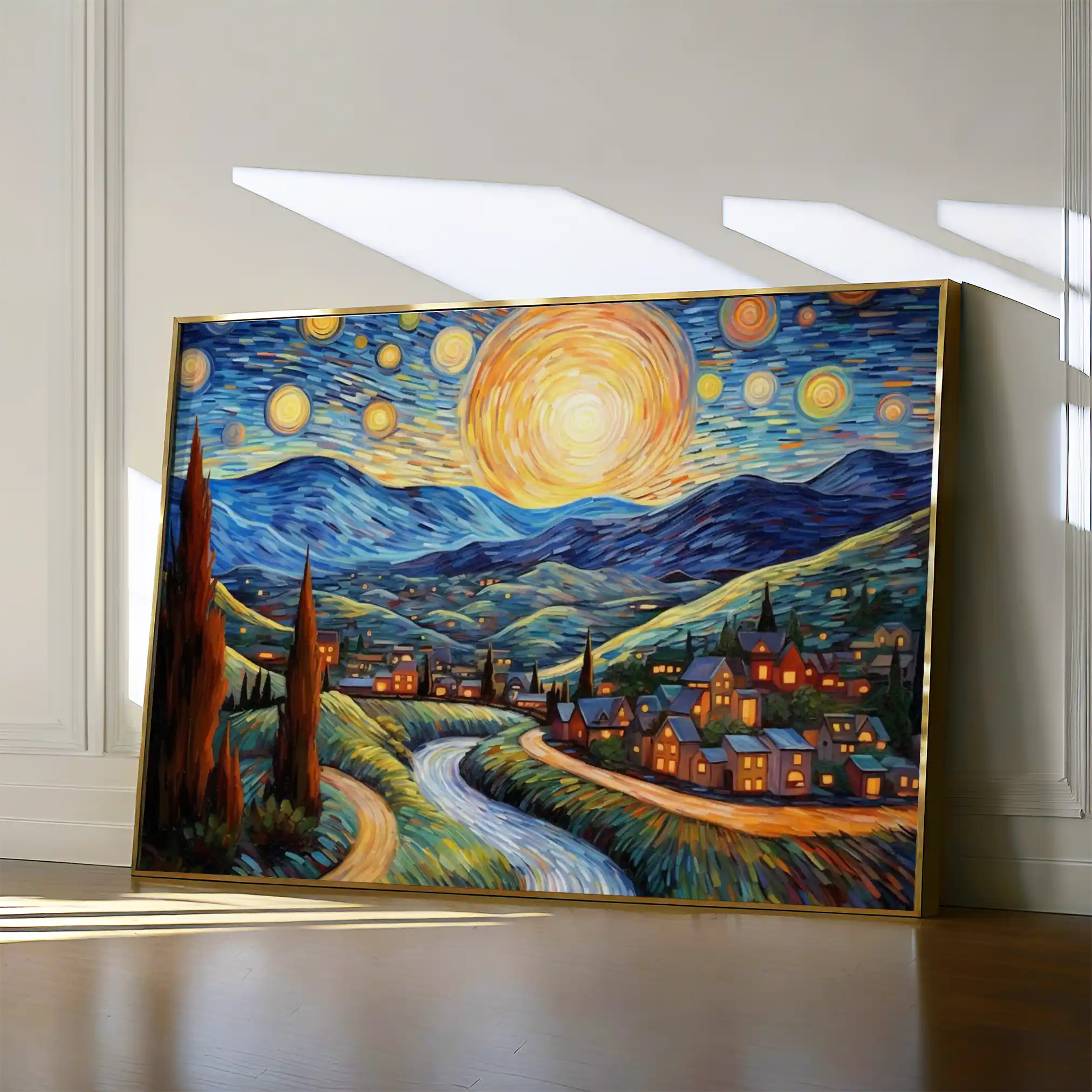 Landscape 051 Canvas Art 90 x 60 cm / Stretched on hidden frame