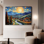 Landscape 051 Canvas Art 90 x 60 cm / Stretched on hidden frame