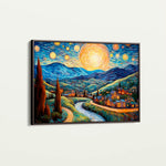 Landscape 051 Canvas Art 90 x 60 cm / Stretched on hidden frame