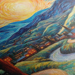 Landscape 051 Canvas Art 90 x 60 cm / Stretched on hidden frame