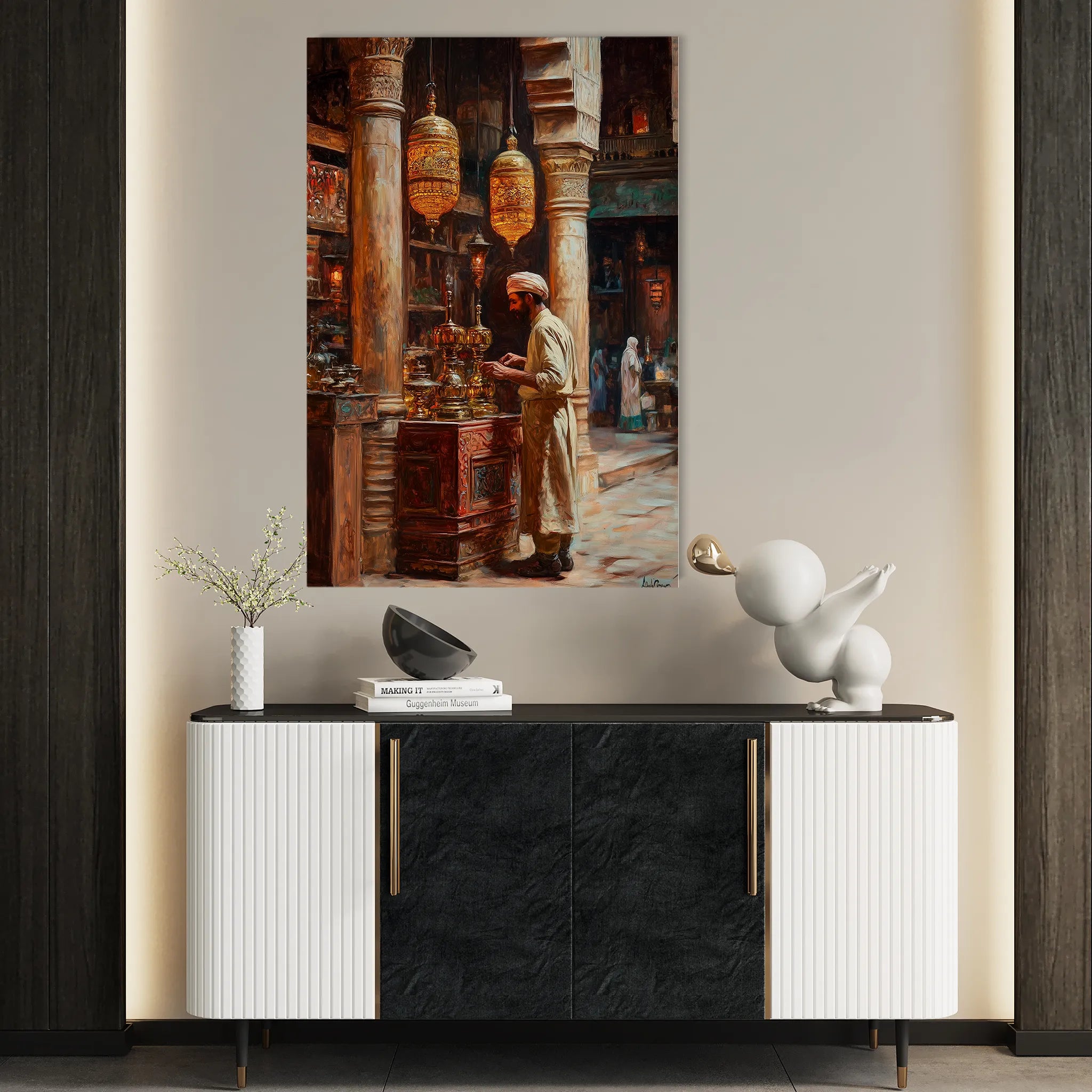 Orientalist Canvas Wall Art WAD051-OR 90 x 60 cm / Stretched on hidden frame