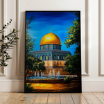 Palestine 051 Canvas Art 90 x 60 cm / Stretched on hidden frame