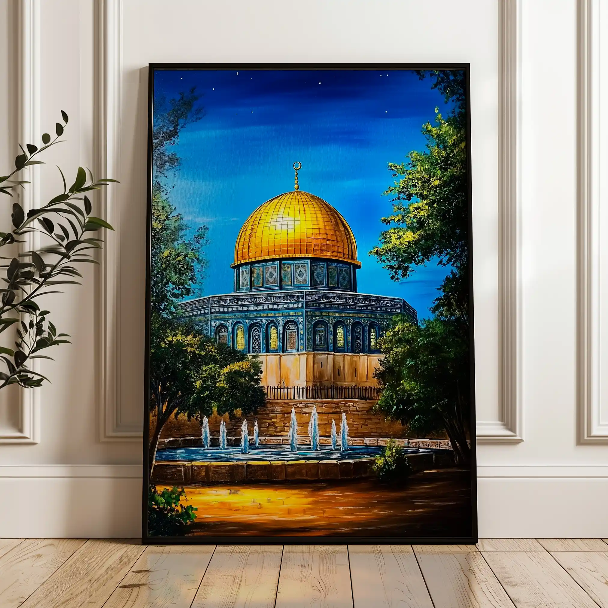 Palestine 051 Canvas Art 90 x 60 cm / Stretched on hidden frame