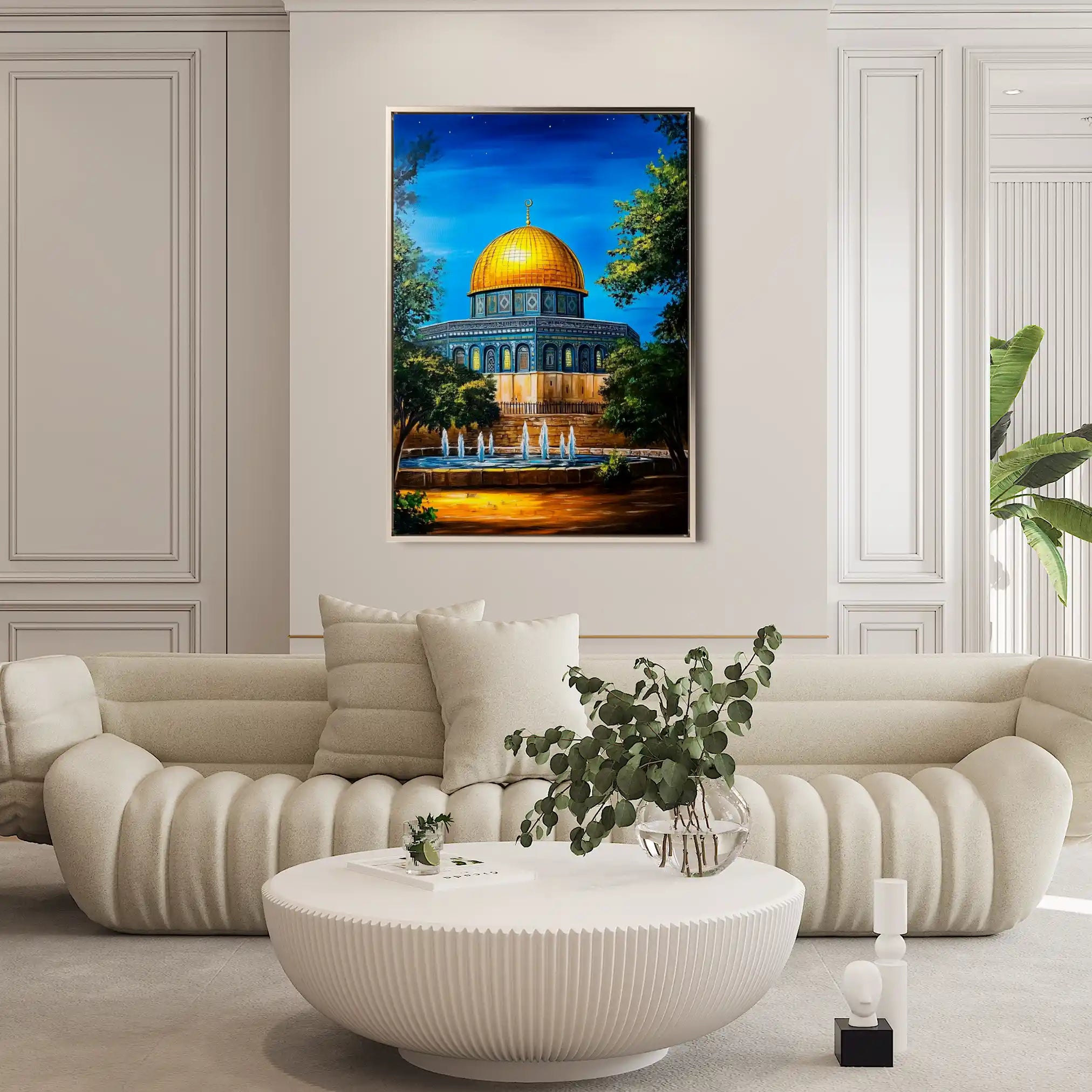 Palestine 051 Canvas Art 90 x 60 cm / Stretched on hidden frame