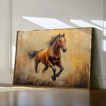 Horses 052 Canvas Art 90 x 60 cm / Stretched on hidden frame