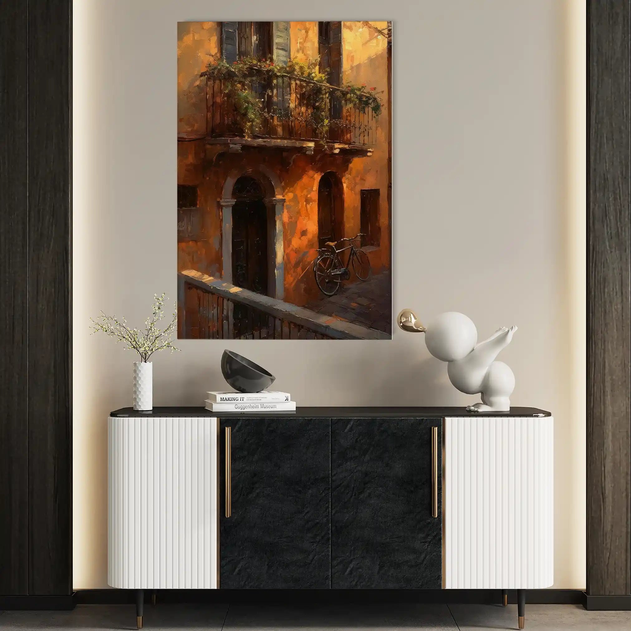 Landscape 052 Canvas Art 90 x 60 cm / Stretched on hidden frame