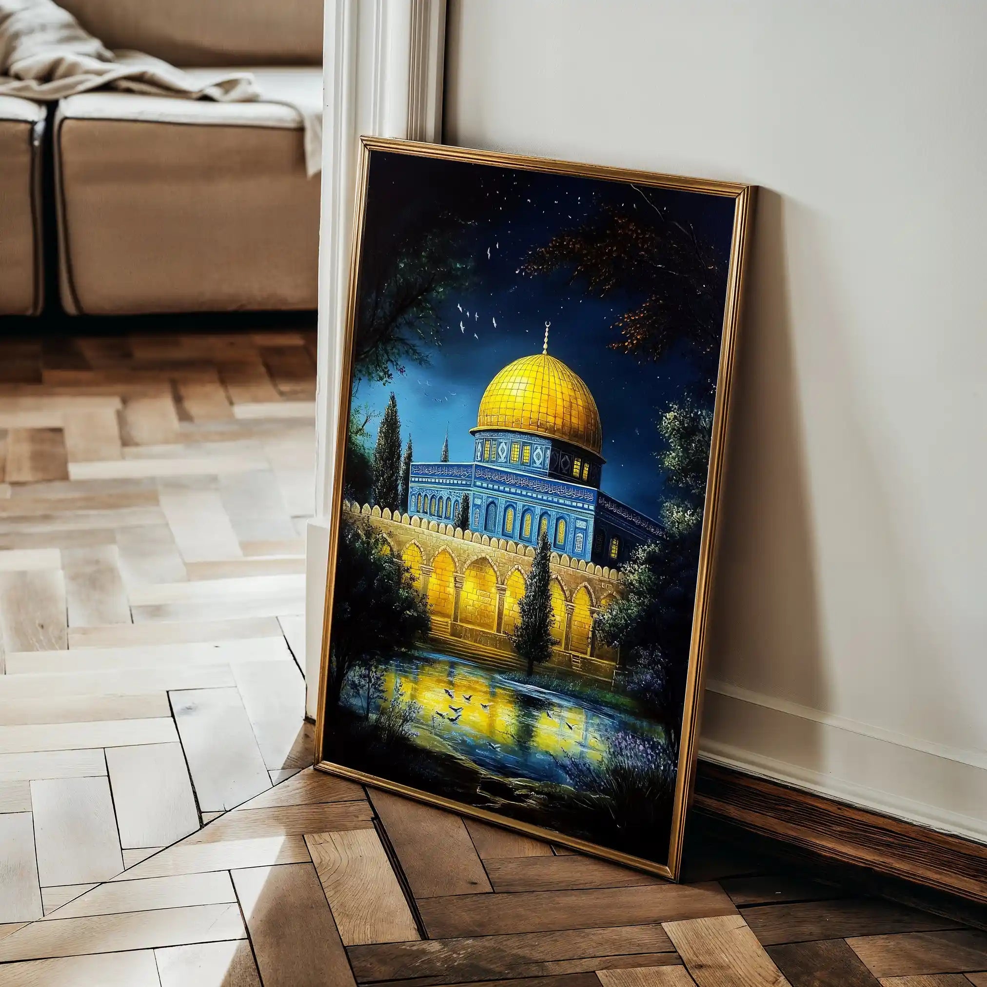 Palestine 052 Canvas Art 90 x 60 cm / Stretched on hidden frame