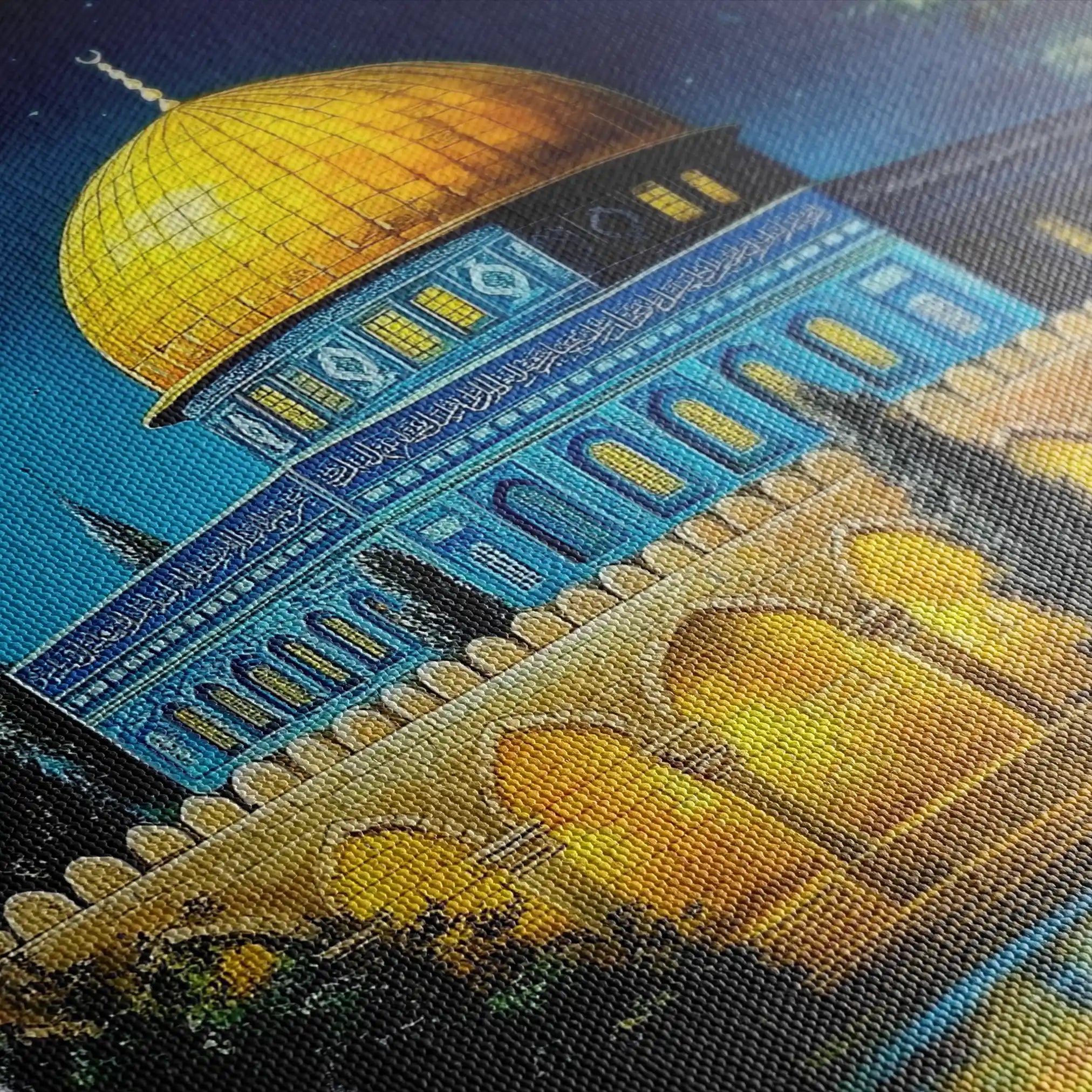 Palestine 052 Canvas Art 90 x 60 cm / Stretched on hidden frame