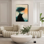 Portrait 052 Canvas Art 90 x 60 cm / Stretched on hidden frame