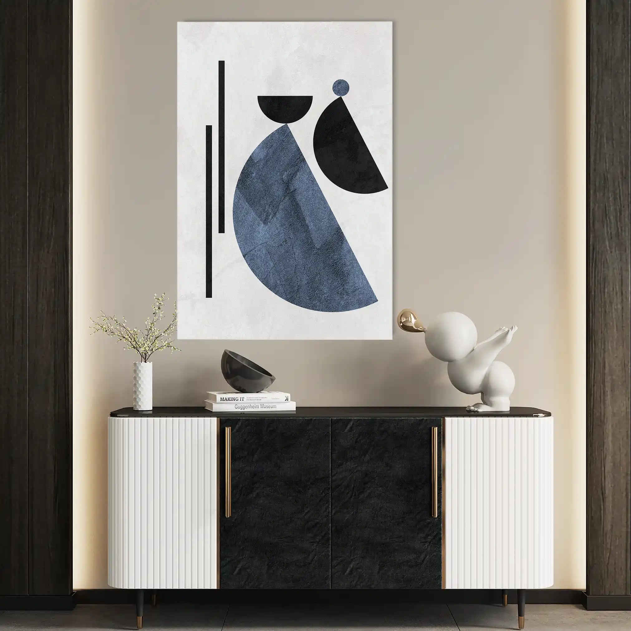 Abstract Canvas Wall Art WAD053-A 90 x 60 cm / Stretched on hidden frame